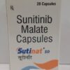 Sutinat Sunitinib 50 mg Price India